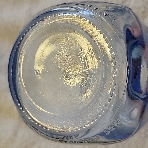 Vintage Country Fair Drinking Jar Clear Blue - Picture 4 of 7